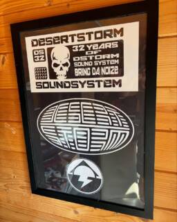 Our latest poster has just arrived. It celebrates 32 years of Desert Storm Sound System as we’re about to publish Take No Prisoners, the posthumous memoir of DS founder Keith Robinson. It’s an A2 (42 cm x 59.4 cm) poster and printed on heavyweight matt-laminated paper.

The poster is out now, and the Take No Prisoners book is scheduled for release in mid-June. Buy both at velocitypress.uk/product/take-no-prisoners-book 

“Keith was one of the most remarkable and inspiring characters in UK rave culture history – an intrepid motivator who led a thrilling life to a heartbreaking conclusion.
Matthew Collin (author of Dream Machines, Rave On and Altered State) 

“Keith fearlessly brought the healing energy of music to where it was most needed. Whether that was across borders into war-torn Bosnia, or through police roadblocks to fill the empty spaces in Britain’s soul.” 
Mark Angelo Harrison (author of A Darker Electricity: The Origins of the Spiral Tribe Sound System) 

“I think in any life, and especially the party scene, just occasionally we come across someone whose charisma, energy and sheer lust for life takes your breath away. They say that those stars which burn the brightest burn the fastest and that was Keith. A rare soul, a legend, a tragic loss…” 
Harry Harrison (author of Dreaming in Yellow: The Story of the DiY Sound System)
#desertstormsoundsystem #kds23 #keithrobinson #takenoprisonersbook #velocitypress #poster #book #freepartypeople #freeparty #soundsystemculture