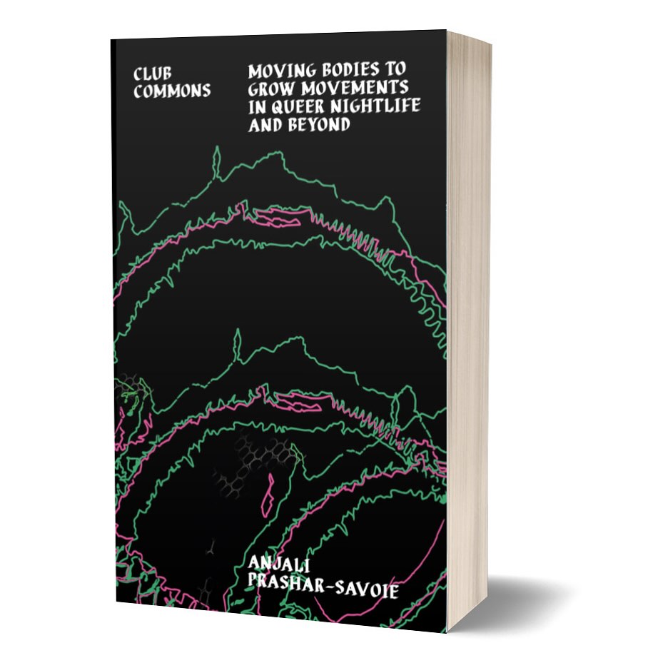 New book announcement!

As queer nightlife moves from the margins to the mainstream, what have we lost – and what can we still gain?

Through Club Commons: Moving Bodies to Grow Movements in Queer Nightlife & Beyond by Anjali Prashar-Savoie we meet the people reshaping nightlife from below: abolitionist security teams creating safety without police, sober raves doubling as mental health support, radical childcare at parties, worker cooperatives taking over venues, and free party crews reclaiming public space.

Part cultural history, part manifesto, Club Commons is a call to protect what we’ve built and reimagine what’s still possible.

Pre-order now at velocitypress.uk/shop to get your name printed in the book and receive it first in January. Out 6th February.

#ClubCommonsBook #QueerNightlife #QueerCulture #AnjaliPrasharSavoie #DancefloorRevolution #VelocityPress #QueerBooks #NightlifeHistory