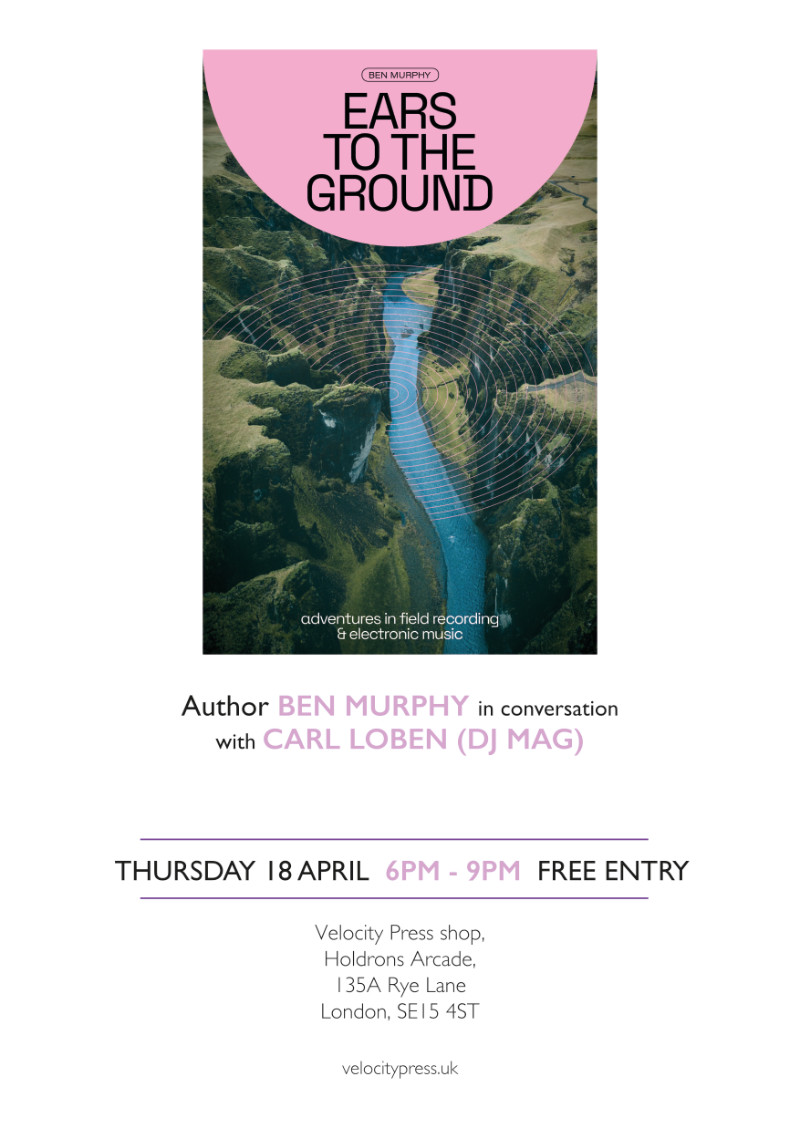 Ears To The Ground London launch flyer