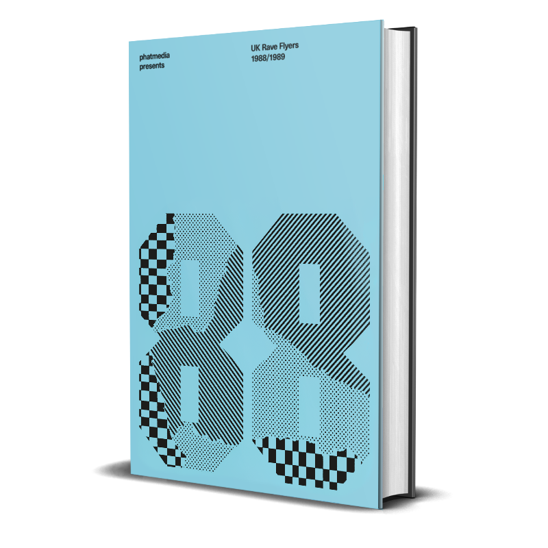 UK Rave Flyers 88-89 3D mockup
