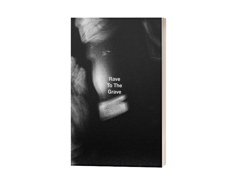 Rave to the Grave zine front cover